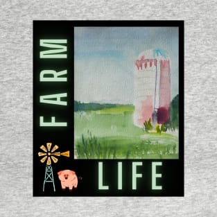 Farm Life & Silo v5 T-Shirt